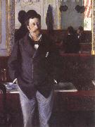 Gustave Caillebotte In a Cafe Sweden oil painting artist